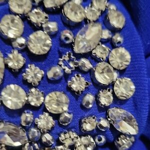 Sparkling Crystal Brooch with Silver Details